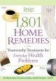 1,801 home remedies : trustworthy treatments for everyday health problems  Cover Image