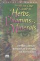 The all-in-one guide to herbs, vitamins & minerals  Cover Image